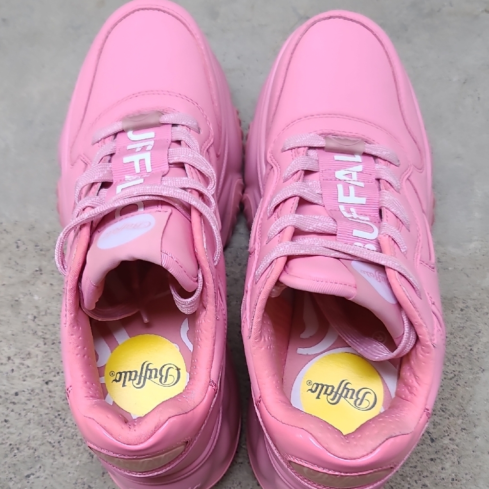 Buffalo David Bitton Bubblegum Pink Sneakers - Picture 7 of 9